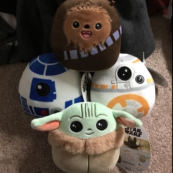 RARE STAR WARS SQUISHMALLOW COMPLETE SET OF 4 - Picture 2 of 3